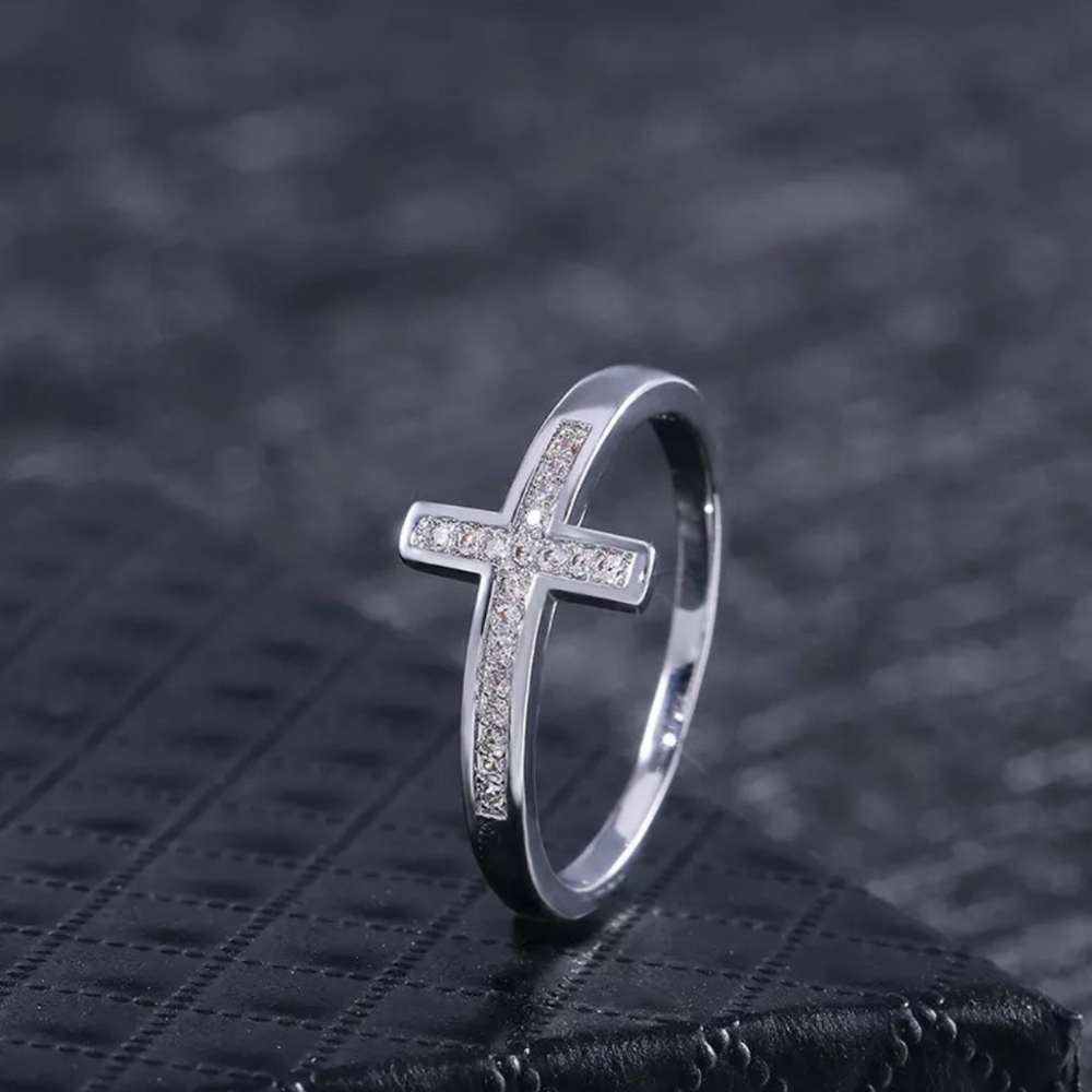 The Cross 925 Sterling silver ring - Picture 2 of 5